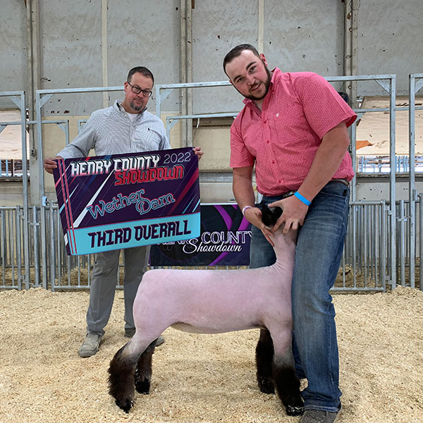 3rd Overall Ewe Henry Co Showdown