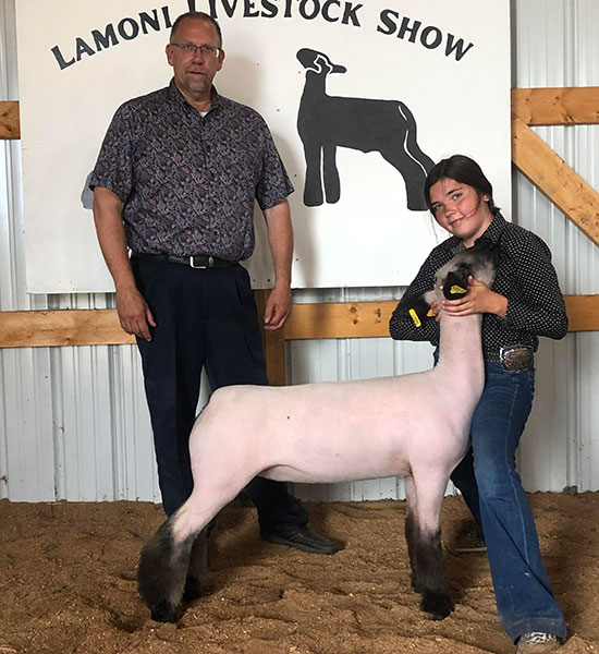 Reserve Commercial Ewe Lamoni Livestock Show 