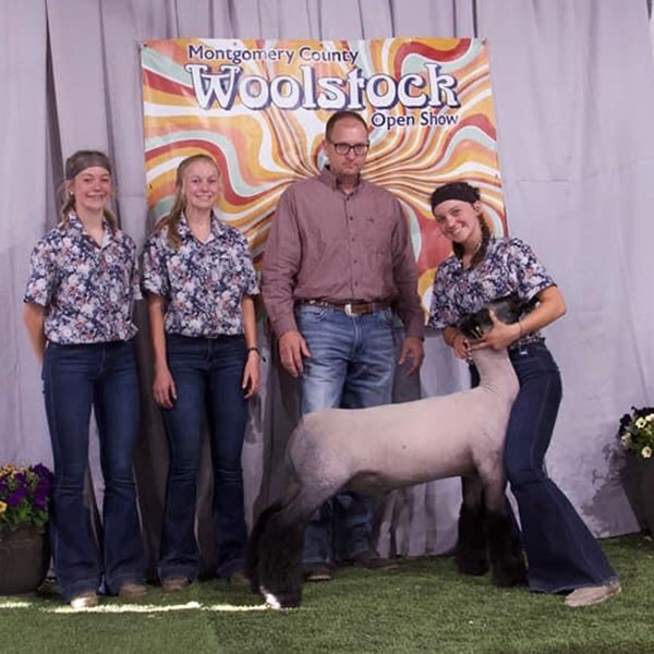 Reserve Champion Natural Montgomery County Woolstock Open Show