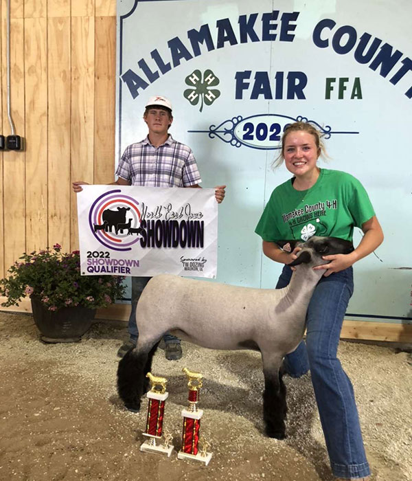 Grand Breeding Ewe Allamakee County Fair