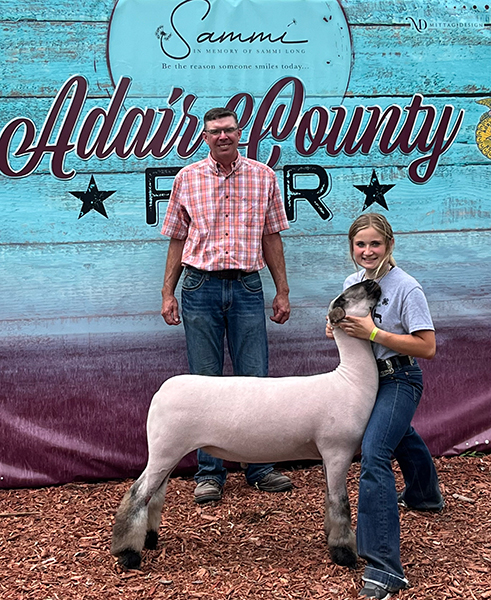 Reserve Market Lamb<br />
2023 Adair County