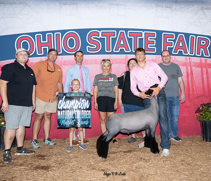 Champion Natural<br />
5th Overall<br />
Ohio State Fair Open Show