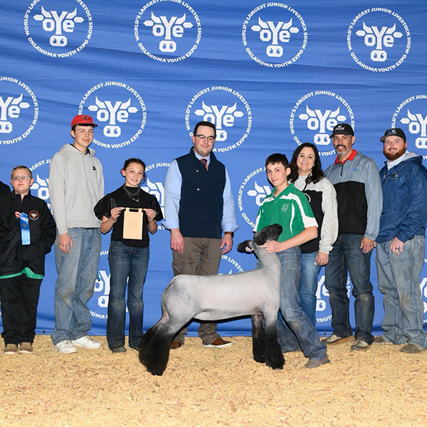 Champion Division 1 Commercial Ewe<br />
Oklahoma Youth Expo
