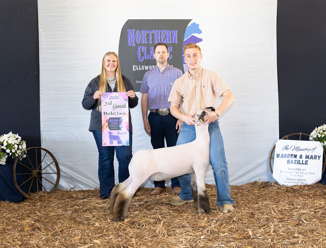 3rd Overall – Show A & B, Champion Crossbred – Northern Classic (WI)