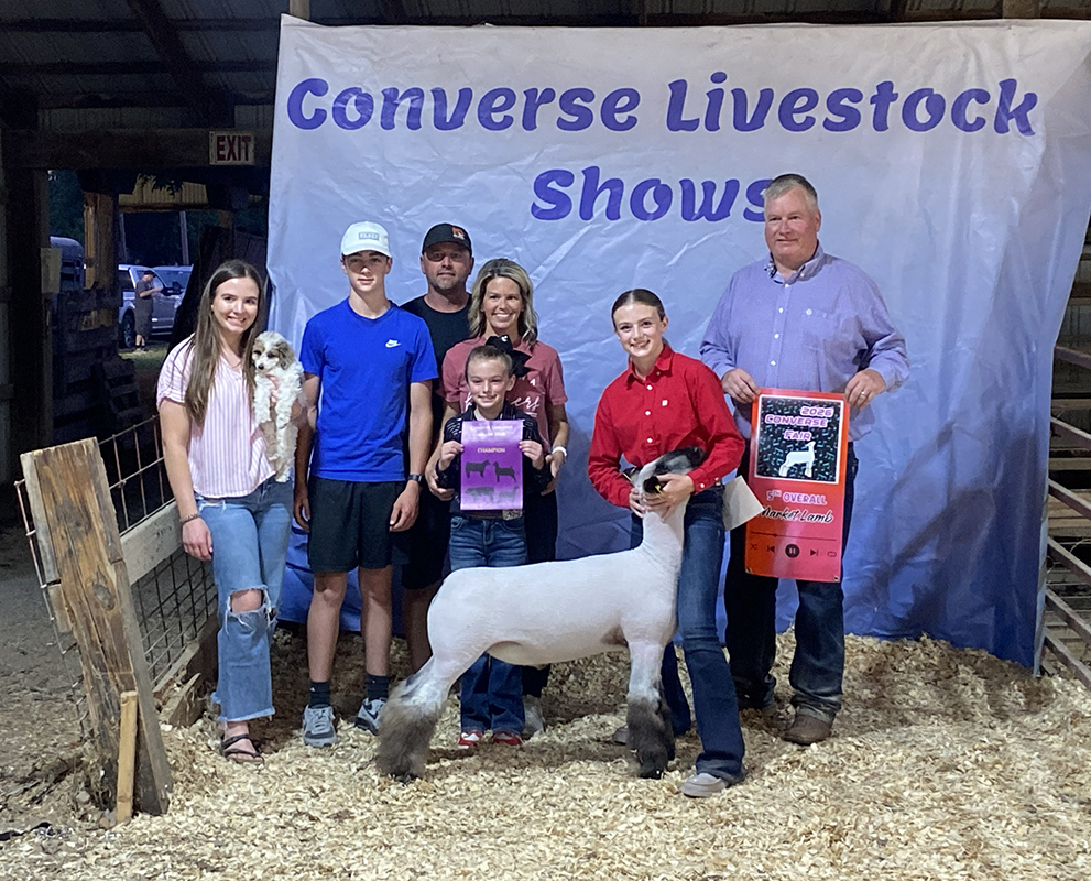 5th Overall Market Lamb, Champion Hampshire – Converse Livestock Show (IN)