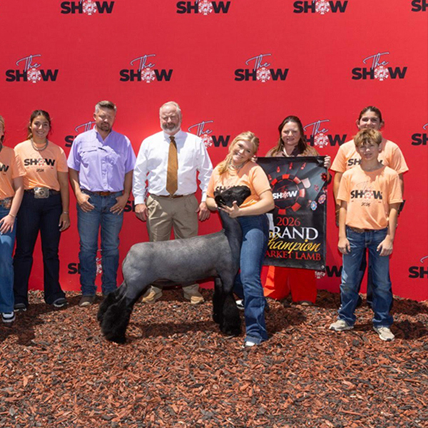 Fourth Overall Market Lamb Show B Fifth Overall Market Lamb Show A Champion WFX Market Lamb Show A&B PNW Livestock Expo (OR)