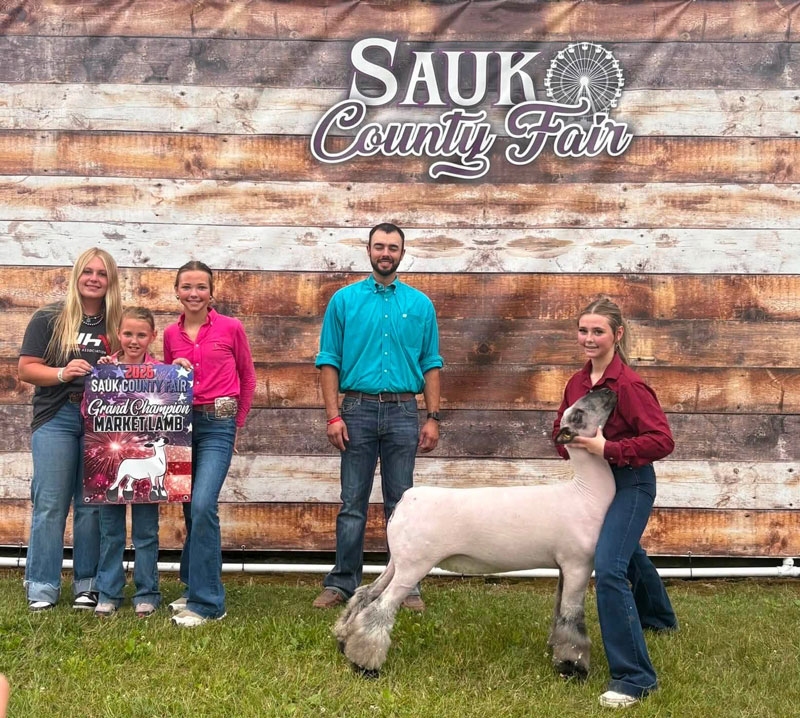 Grand Champion Market Lamb – Sauk County Fair