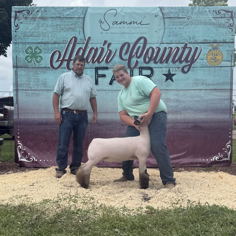 Reserve Champion Female – Adair County Fair
