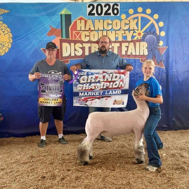 Grand Champion Market Lamb – Hancock County District Fair