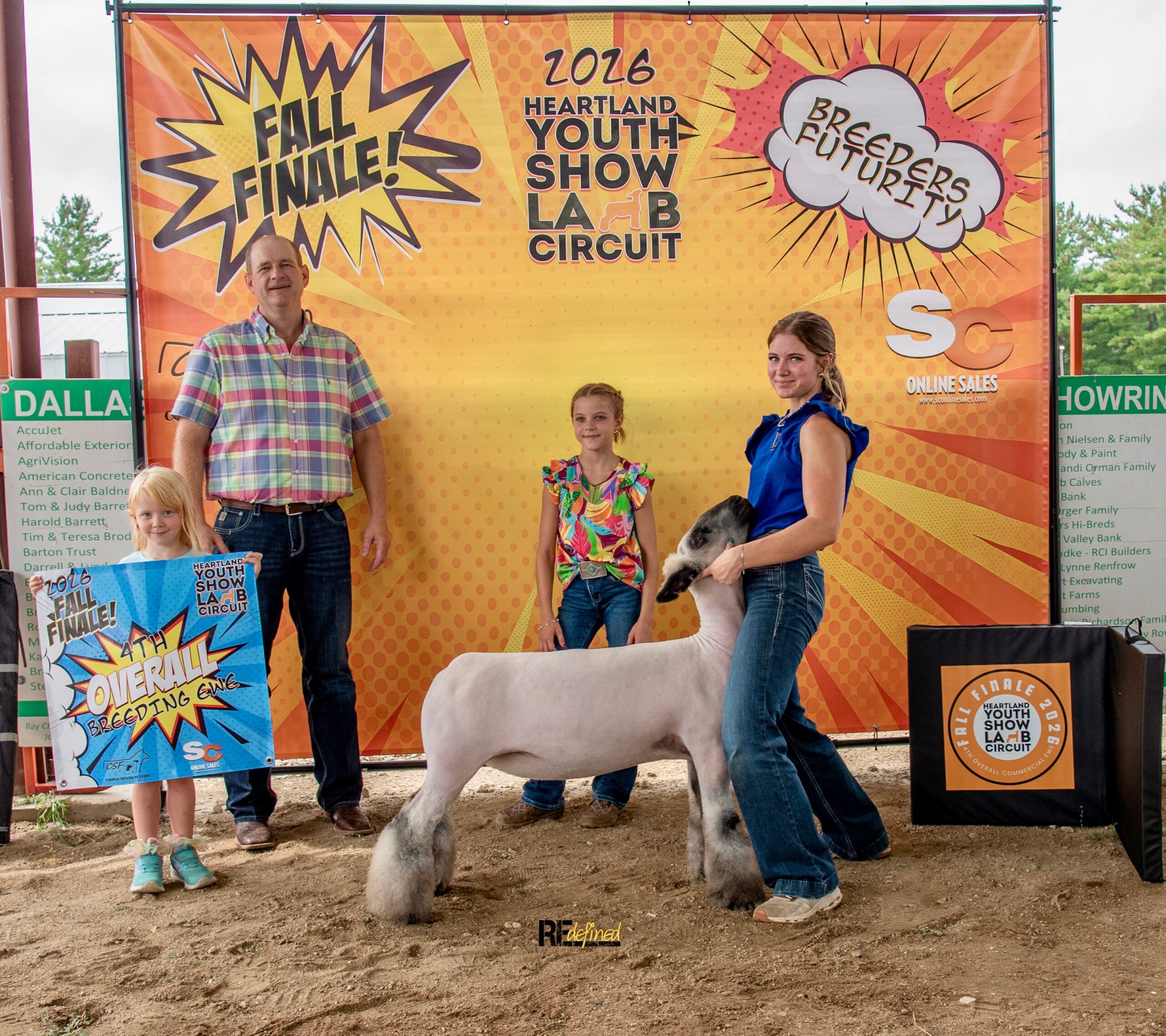 4th Overall Breeding Ewe – HYSLC – Fall Finale!