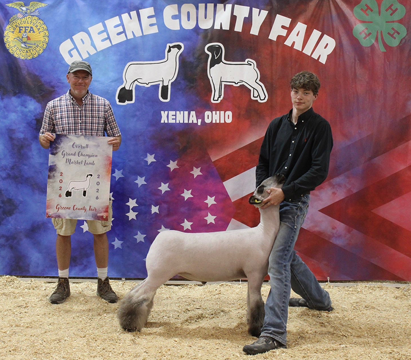 Grand Champion Market Lamb – Greene County (OH) Fair