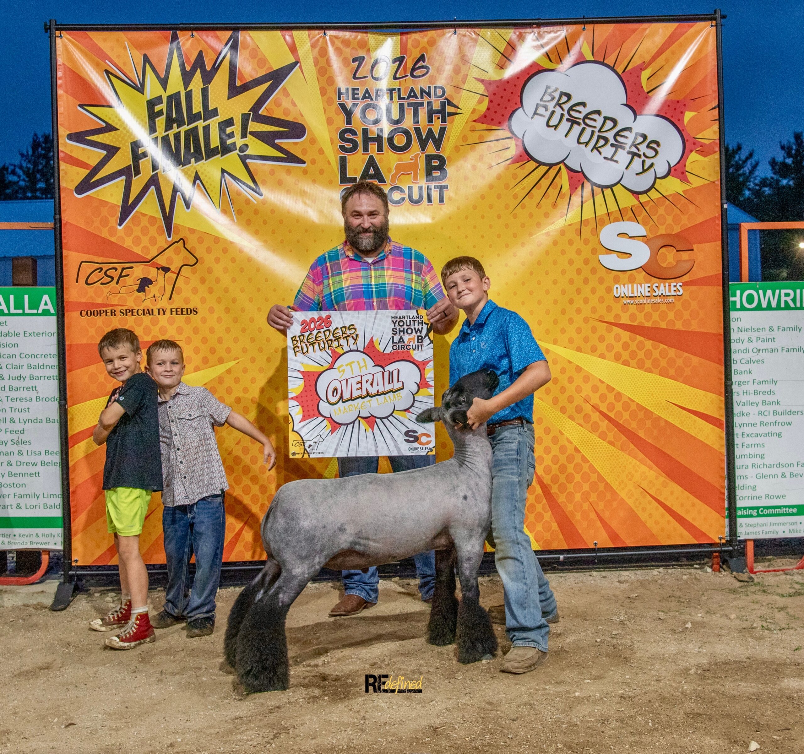 5th Overall Market Lamb – HYSLC – Breeders Futurity