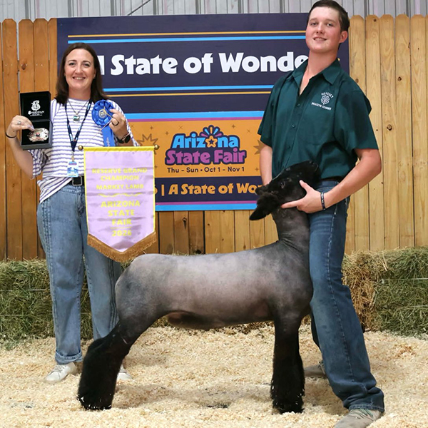 Class Winner – Market Lambs AKSARBEN Stock Show
